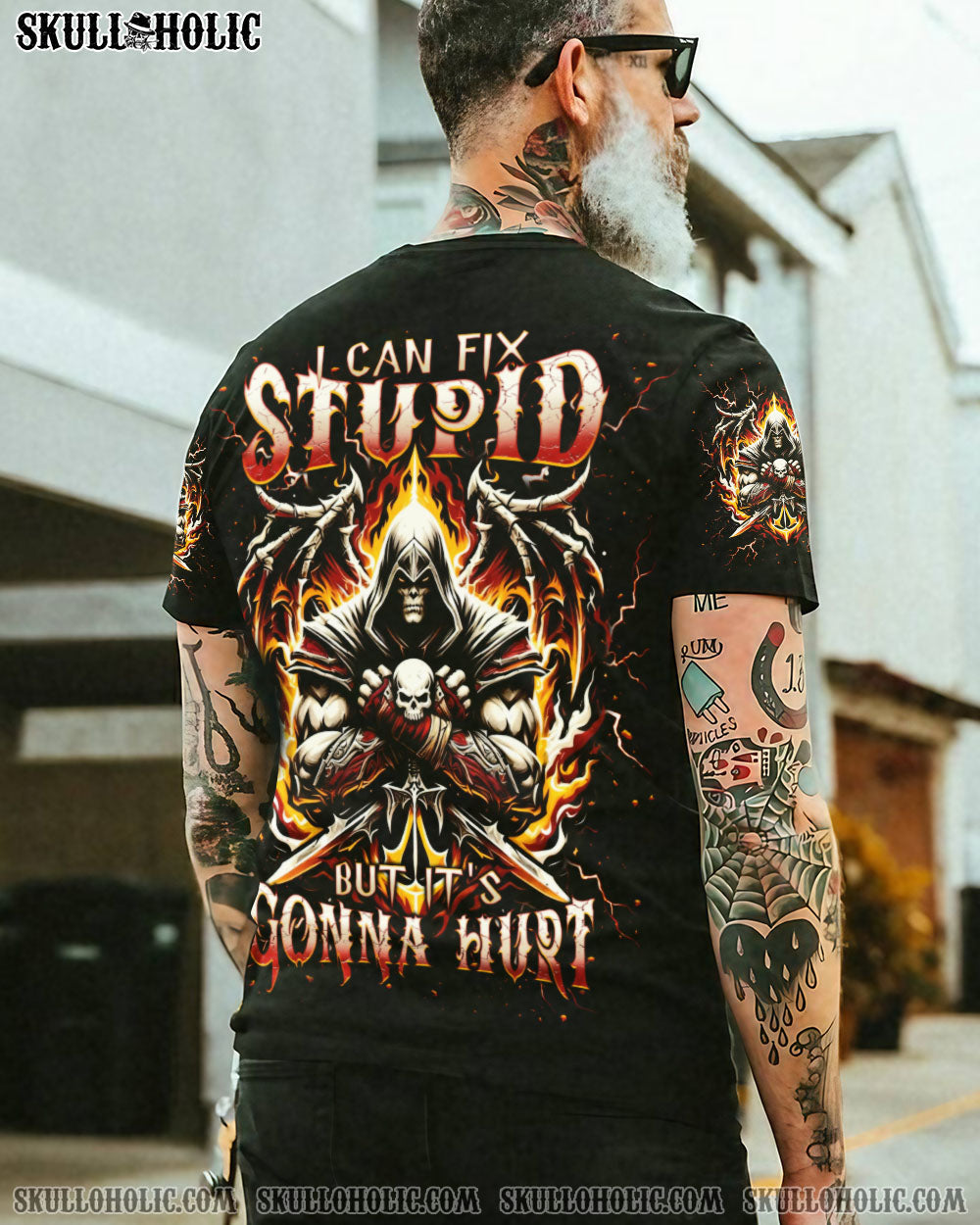 BLISSCORNERS I CAN FIX STUPID BUT IT'S GONNA HURT ALL OVER PRINT