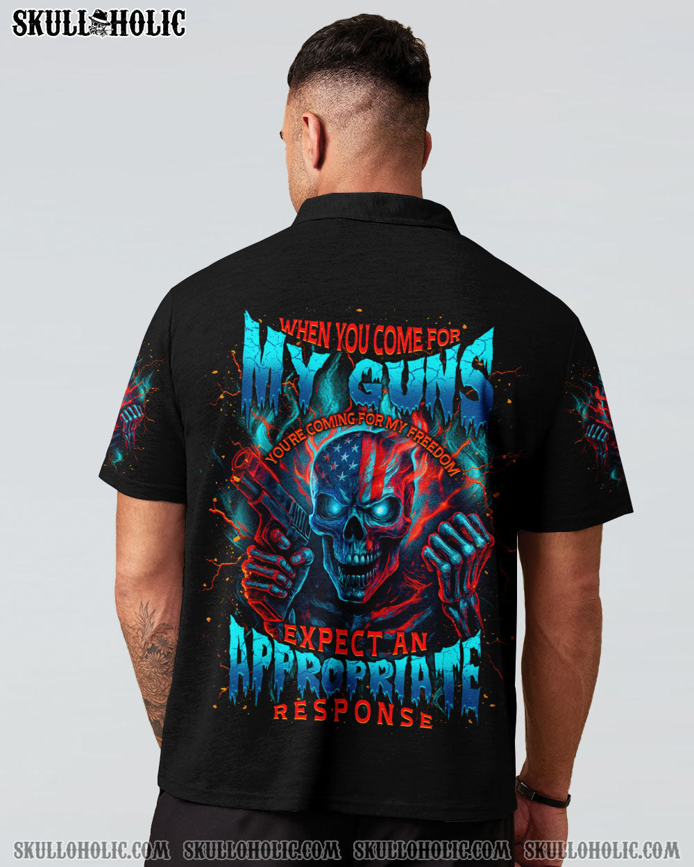 BLISSCORNERS WHEN YOU COME FOR MY G SKULL ALL OVER PRINT