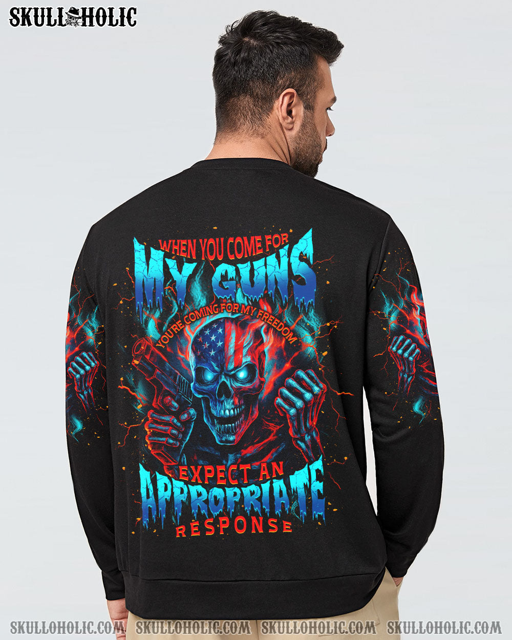 BLISSCORNERS WHEN YOU COME FOR MY G SKULL ALL OVER PRINT