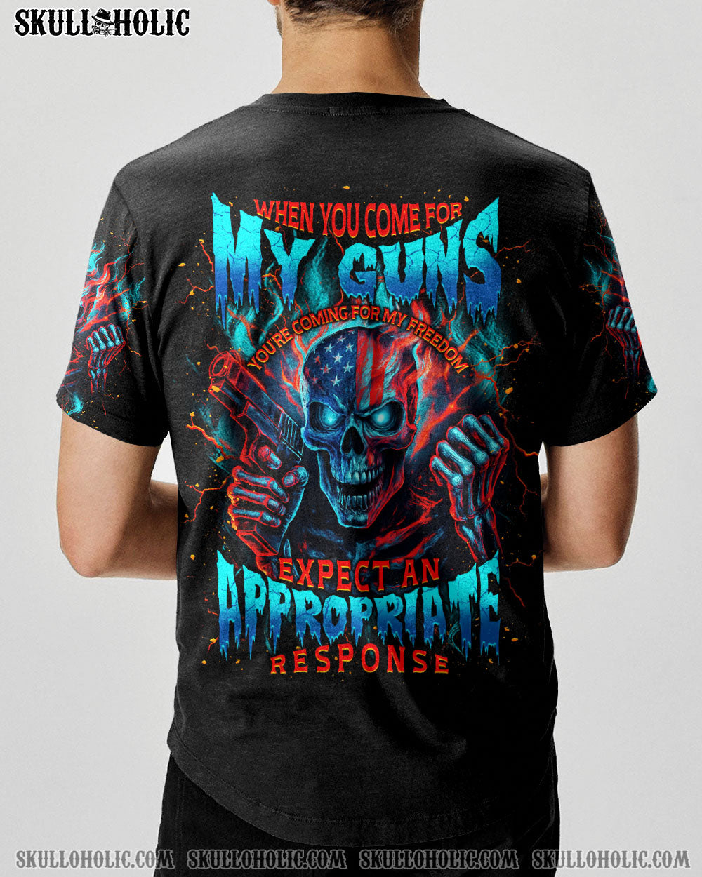 BLISSCORNERS WHEN YOU COME FOR MY G SKULL ALL OVER PRINT