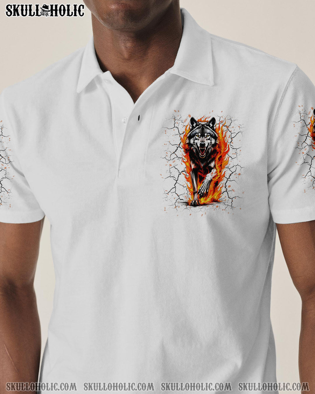 BLISSCORNERS YOUR FIRST MISTAKE WOLF FIRE ALL OVER PRINT