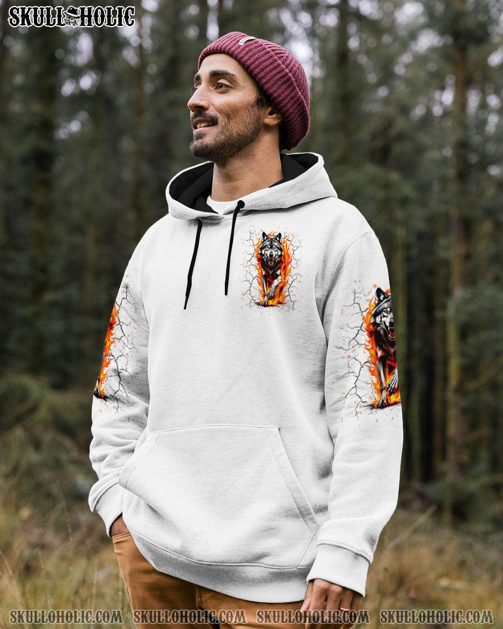 BLISSCORNERS YOUR FIRST MISTAKE WOLF FIRE ALL OVER PRINT
