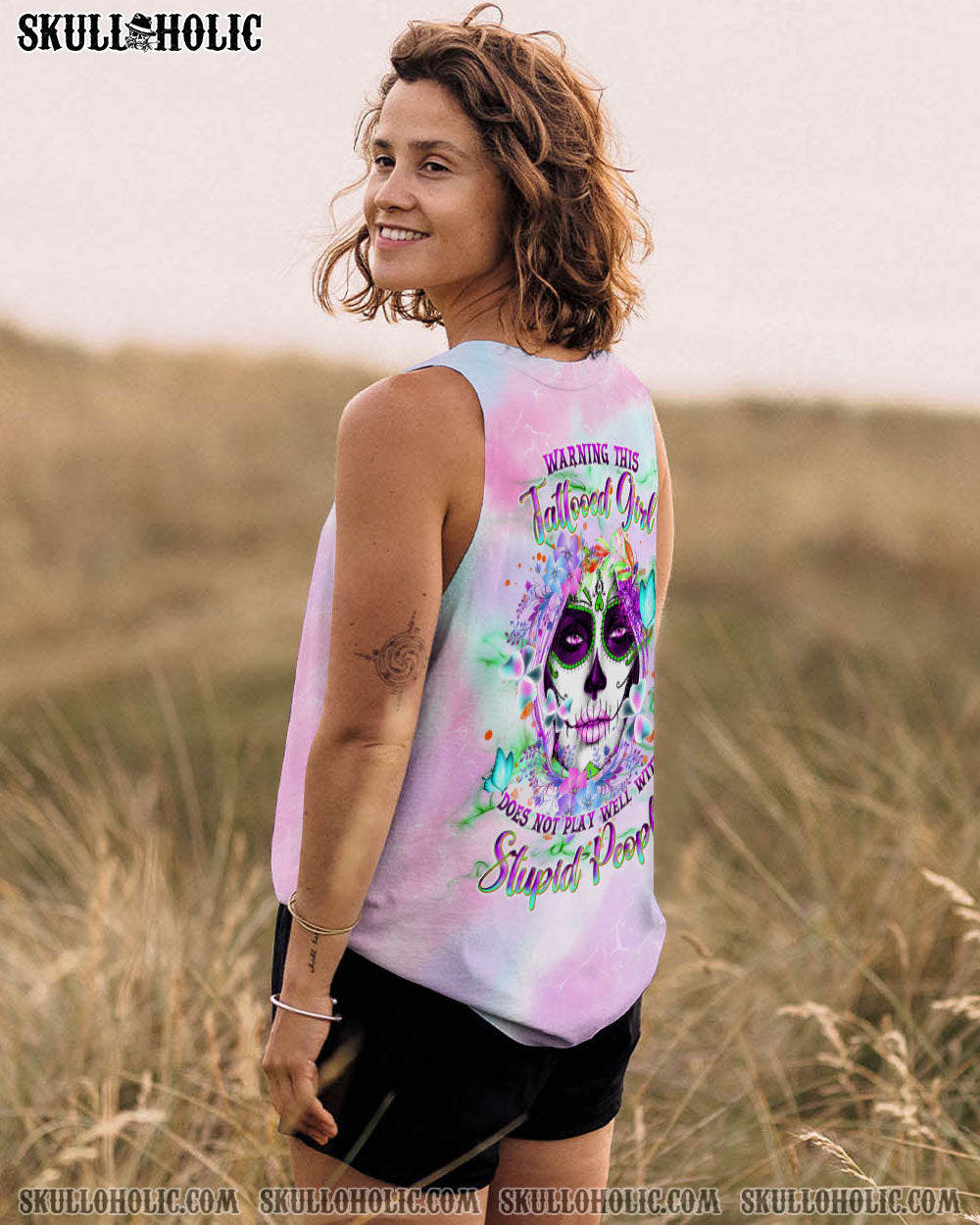 BLISSCORNERS WARNING THIS TATTOOED GIRL ALL OVER PRINT