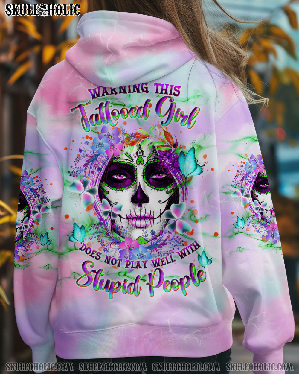 BLISSCORNERS WARNING THIS TATTOOED GIRL ALL OVER PRINT