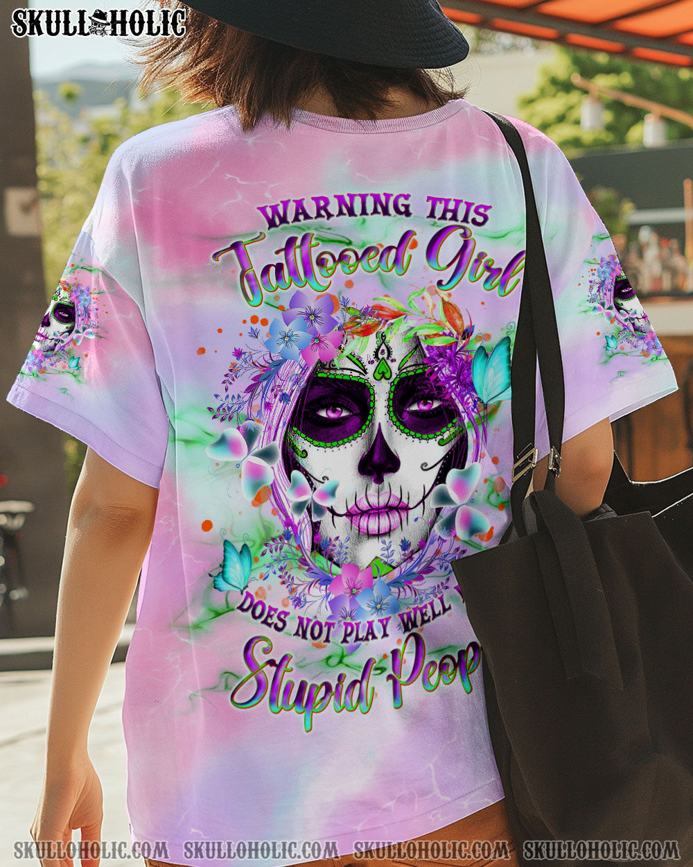 BLISSCORNERS WARNING THIS TATTOOED GIRL ALL OVER PRINT