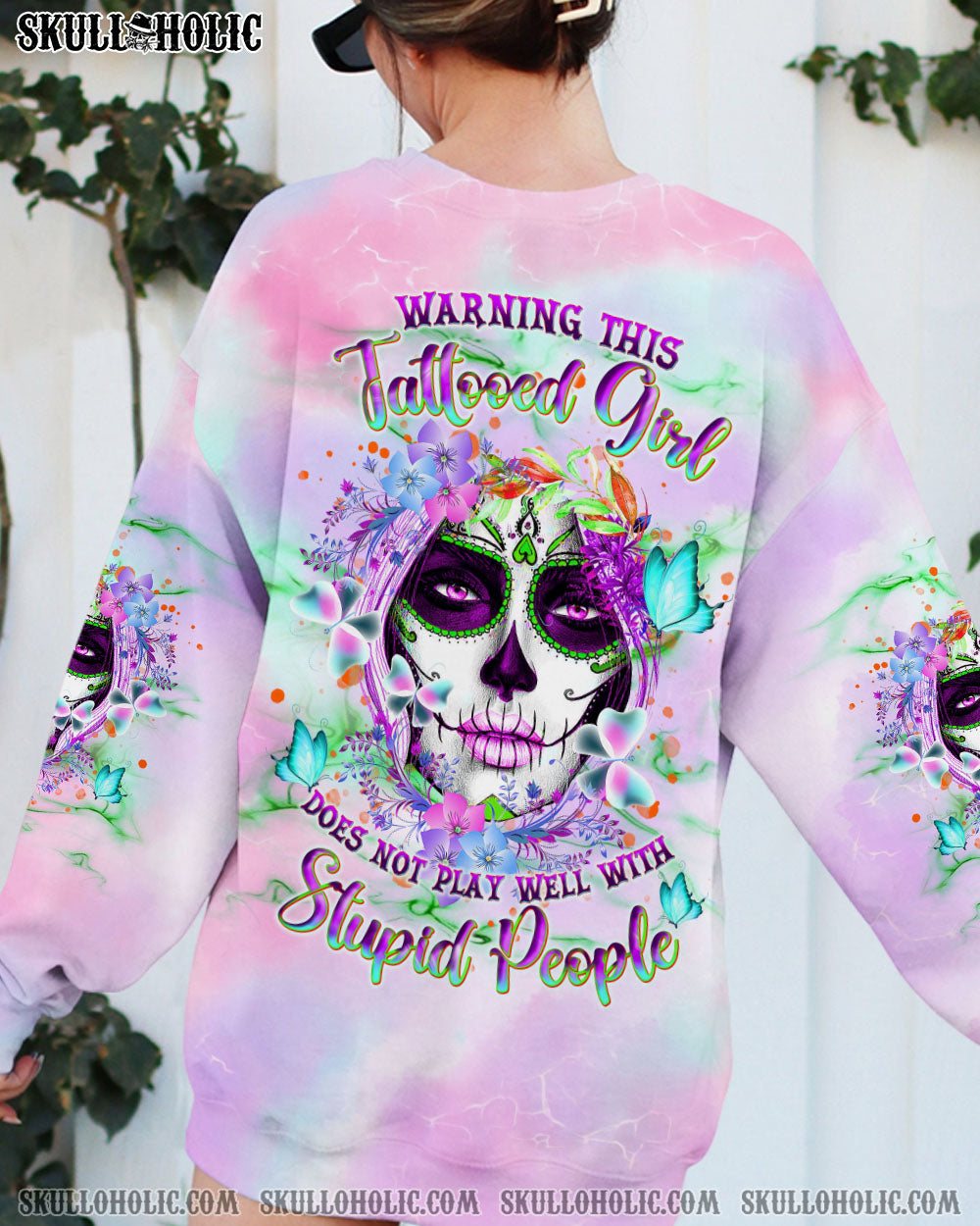 BLISSCORNERS WARNING THIS TATTOOED GIRL ALL OVER PRINT