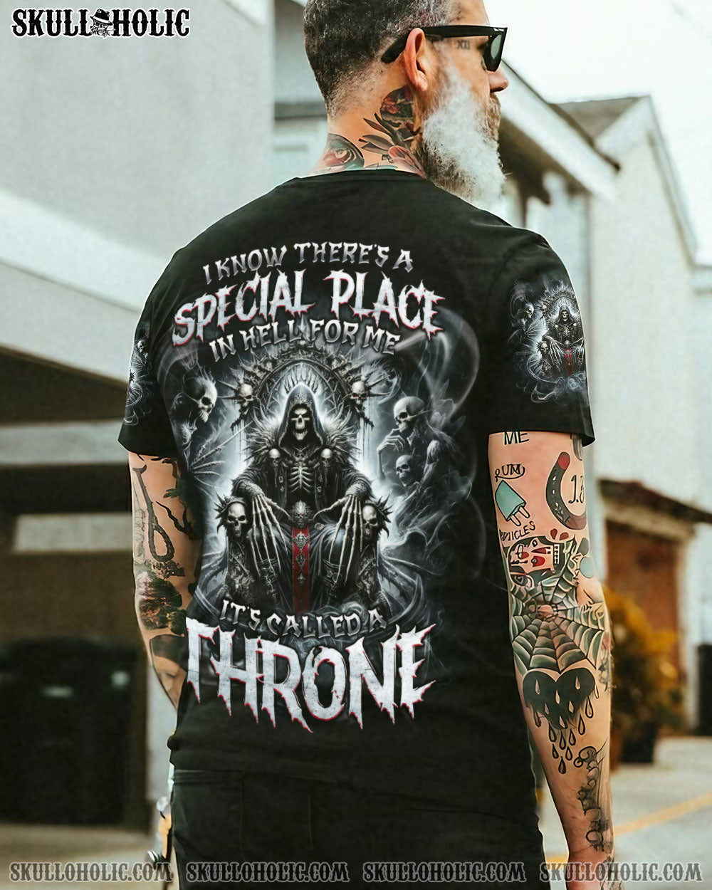 BLISSCORNERS THRONE SKULL ALL OVER PRINT
