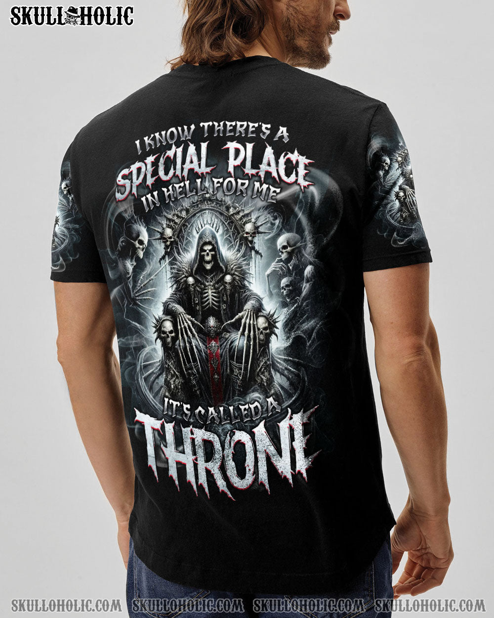 BLISSCORNERS THRONE SKULL ALL OVER PRINT