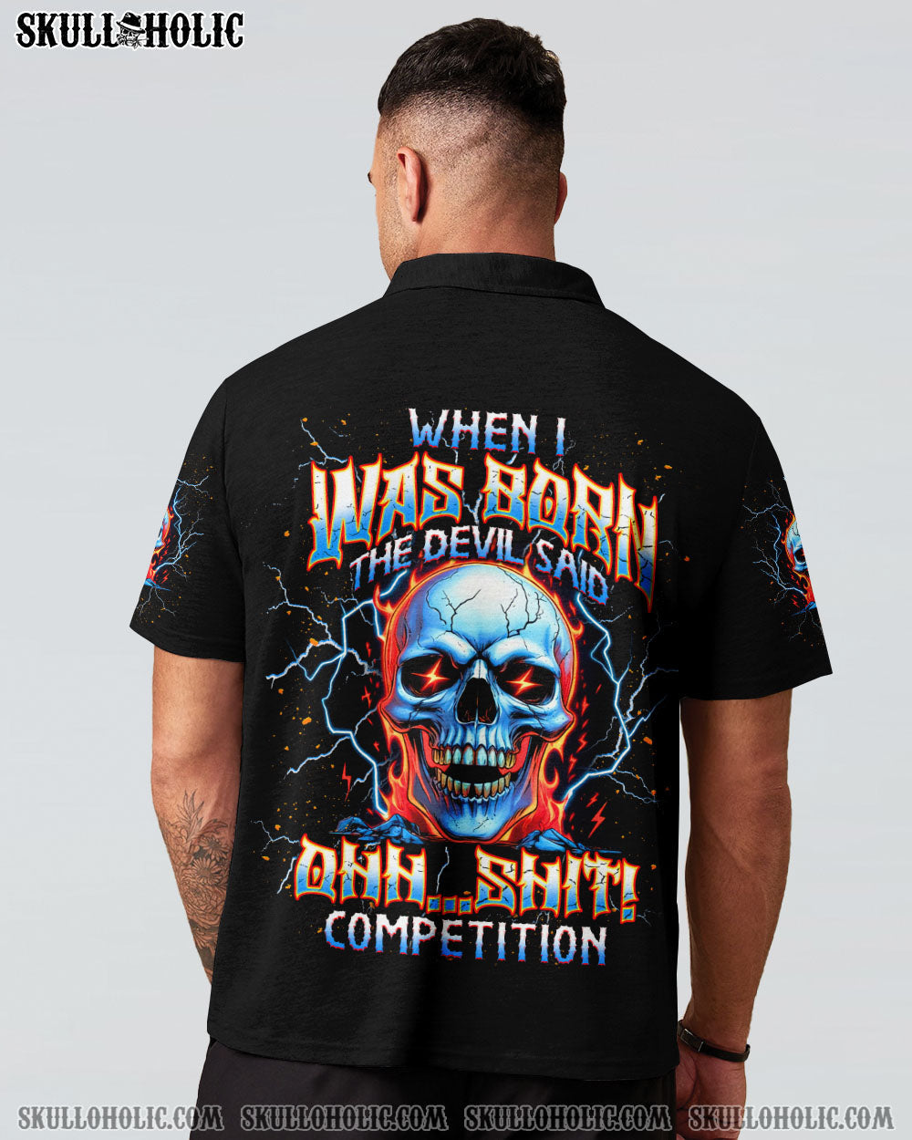 BLISSCORNERS WHEN I WAS BORN SKULL ALL OVER PRINT