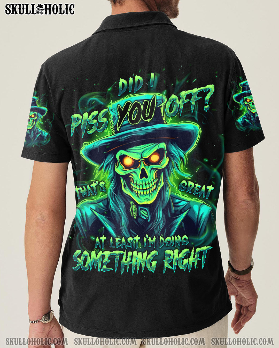 BLISSCORNERS DID I PISS YOU OFF SKULL  ALL OVER PRINT