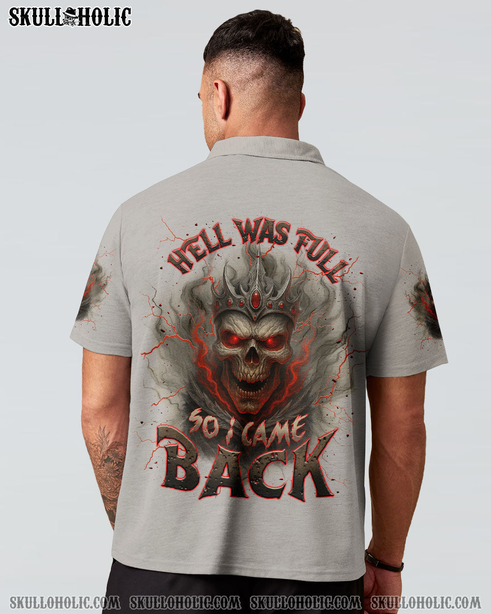 BLISSCORNERS HELL WAS FULL SO I CAME BACK SKULL KING ALL OVER PRINT