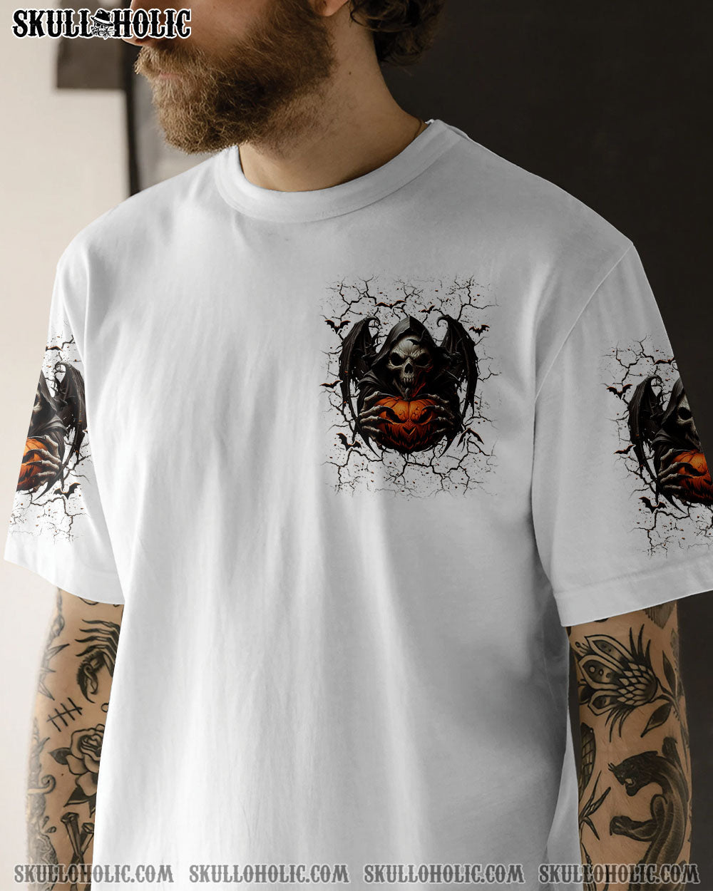 BLISSCORNERS HELLO DARKNESS MY OLD FRIEND HALLOWEEN ALL OVER PRINT