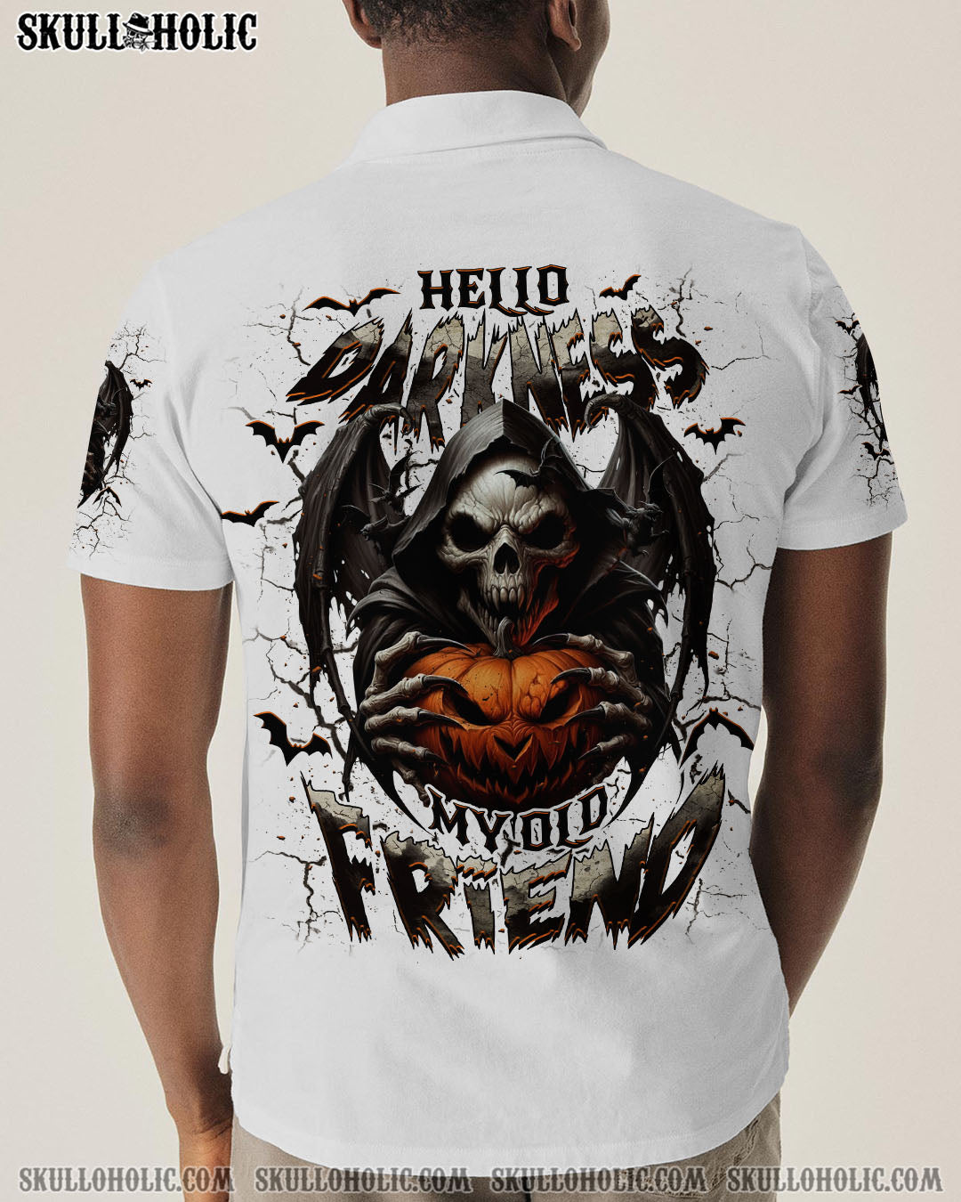 BLISSCORNERS HELLO DARKNESS MY OLD FRIEND HALLOWEEN ALL OVER PRINT
