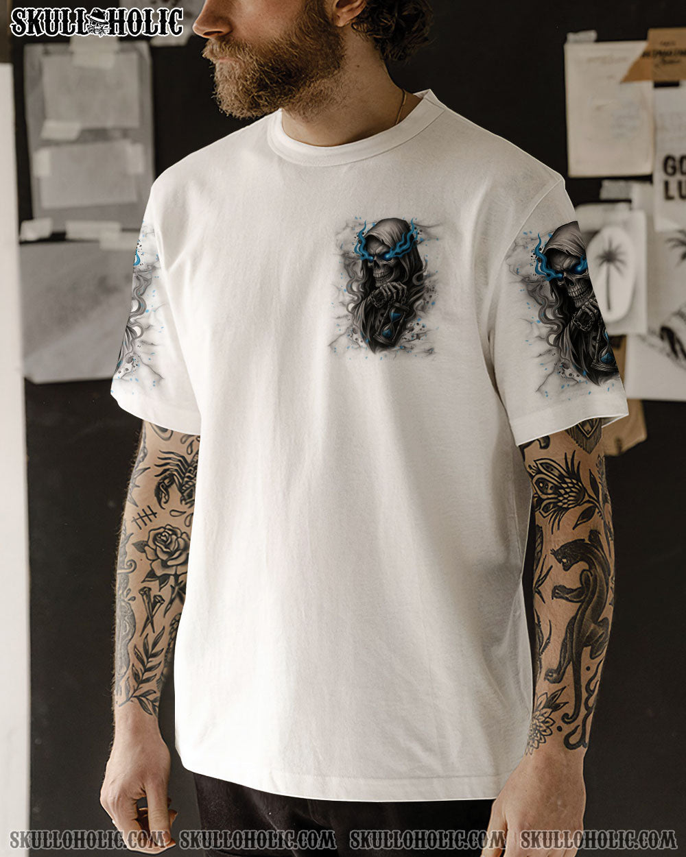 BLISSCORNERS NOT EVERYONE LIKES ME SKULL REAPER ALL OVER PRINT