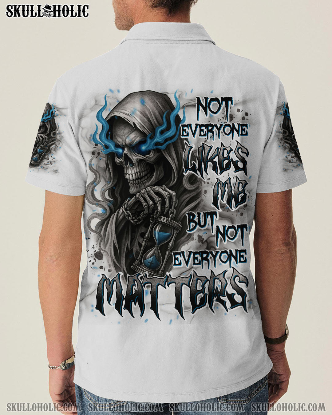 BLISSCORNERS NOT EVERYONE LIKES ME SKULL REAPER ALL OVER PRINT
