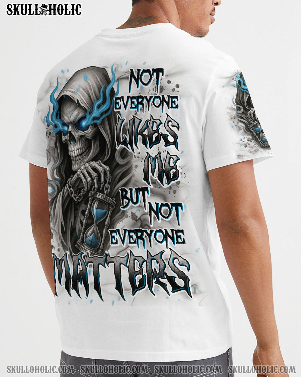 BLISSCORNERS NOT EVERYONE LIKES ME SKULL REAPER ALL OVER PRINT