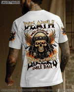 BLISSCORNERS BIKERS SMILE BACK SKULL BIKERALL OVER PRINT
