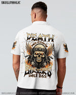 BLISSCORNERS BIKERS SMILE BACK SKULL BIKERALL OVER PRINT