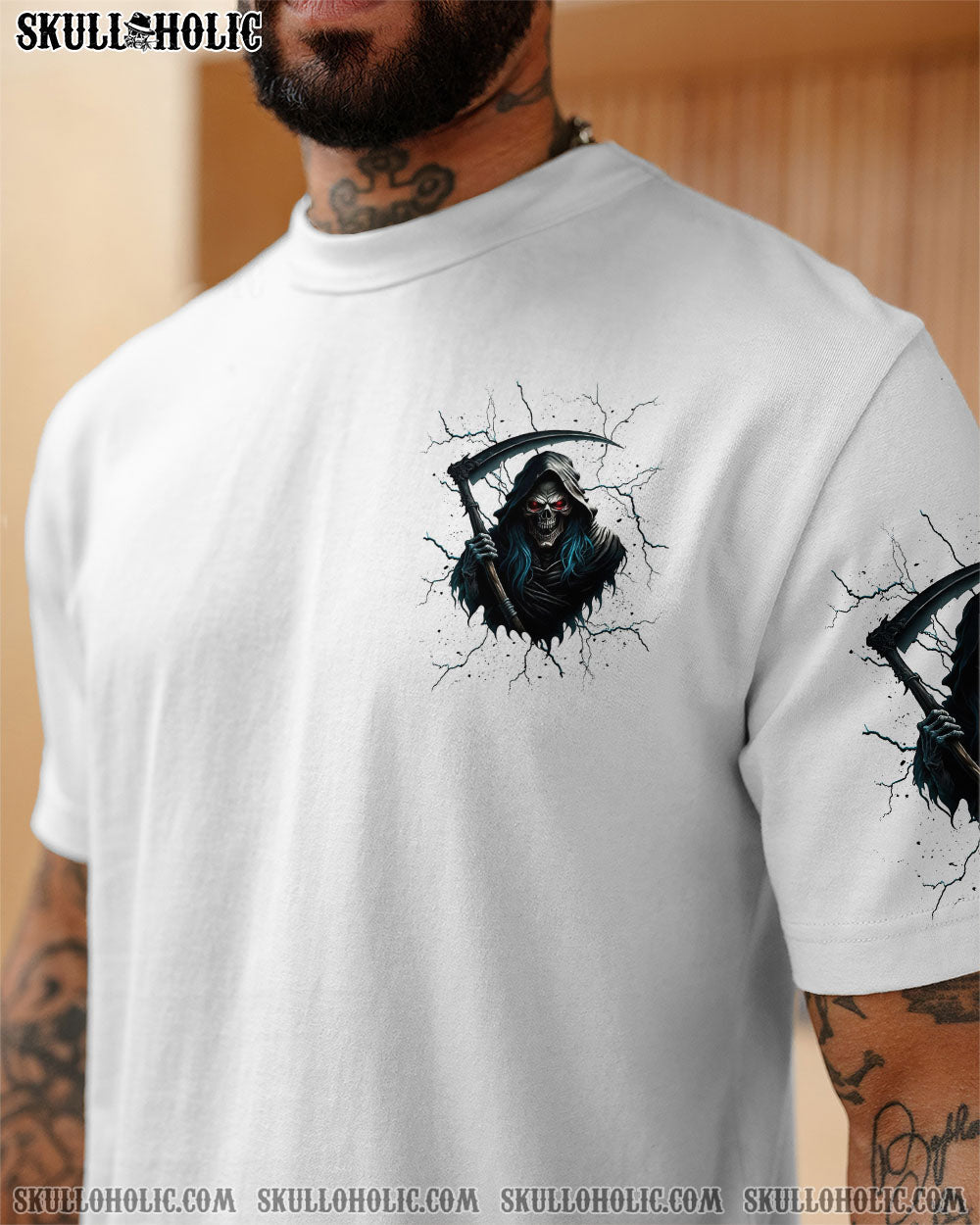 BLISSCORNERS I'M THE PERSON YOU MAY WANNA SKIP SKULL REAPER ALL OVER PRINT