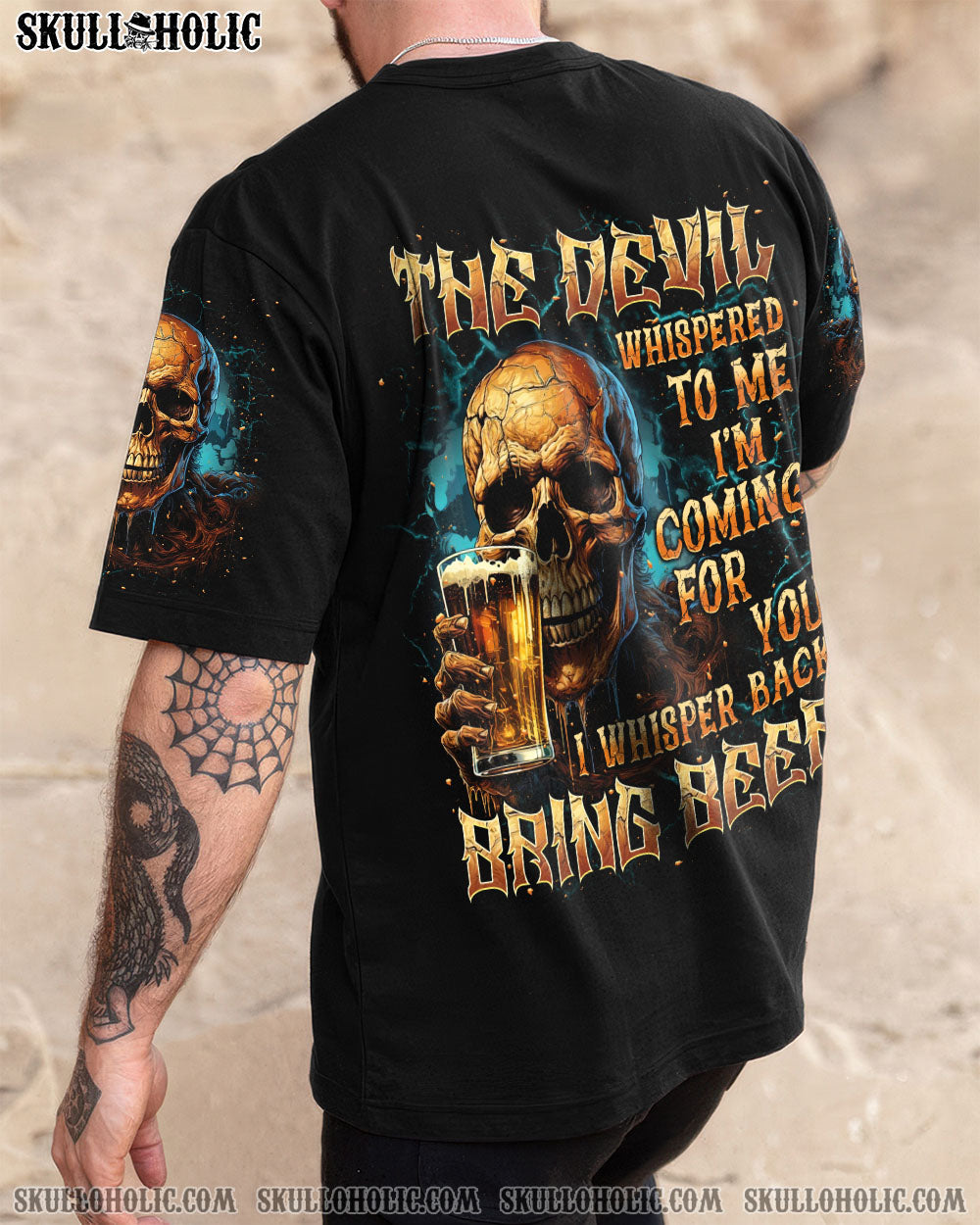 BLISSCORNERS BRING BEER SKULL ALL OVER PRINT