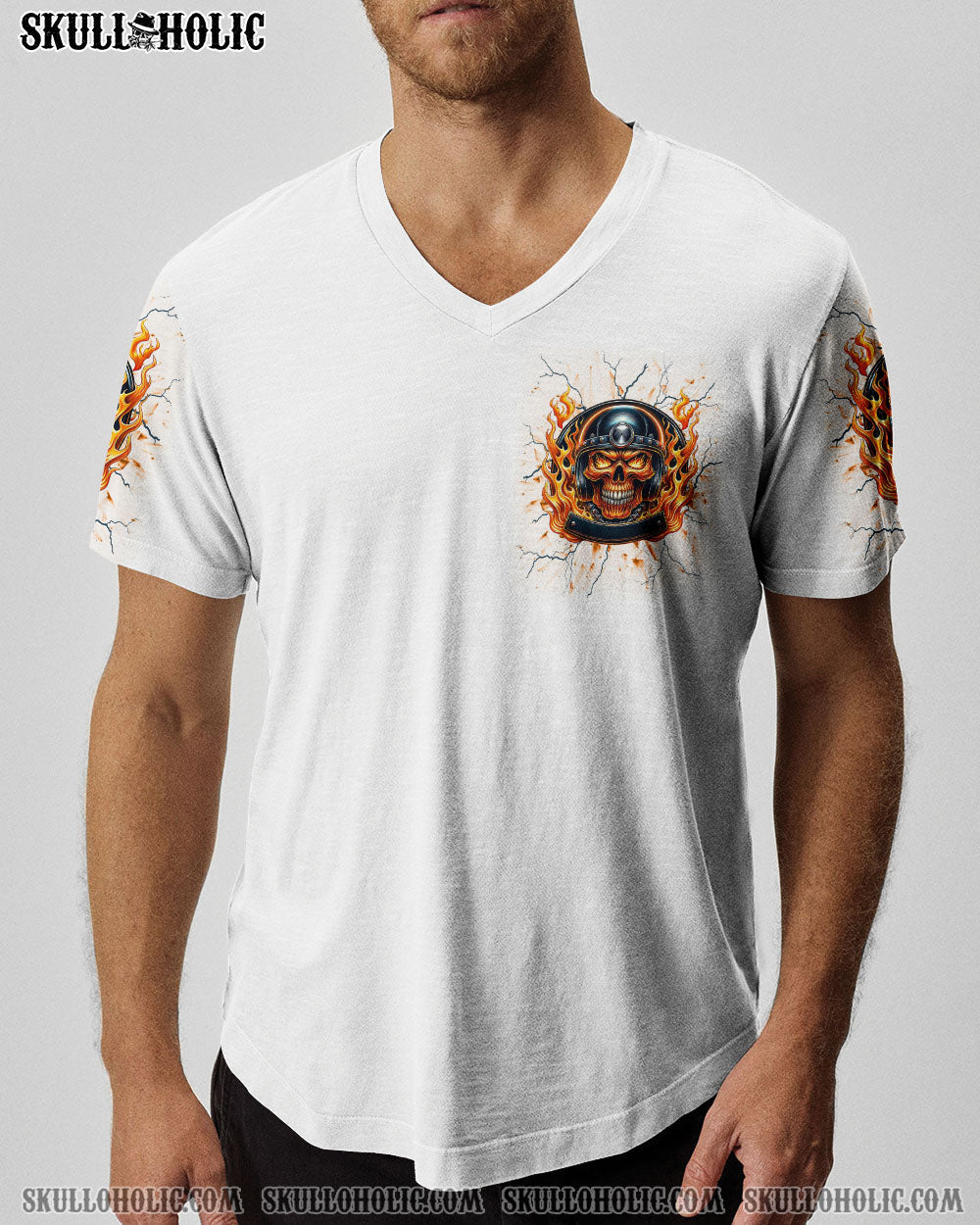 BLISSCORNERS DON'T MESS WITH OLD BIKERS SKULL ALL OVER PRINT