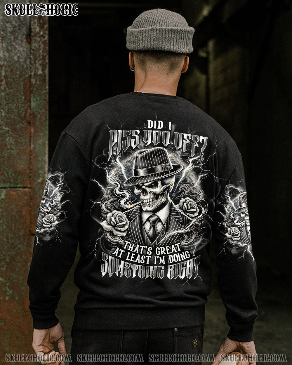 BLISSCORNERS DID I PISS YOU OFF SKULL ALL OVER PRINT