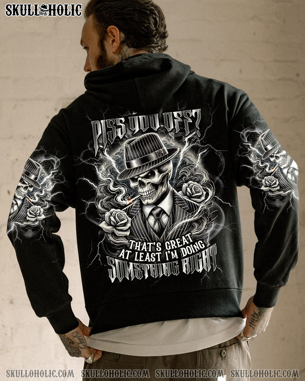 BLISSCORNERS DID I PISS YOU OFF SKULL ALL OVER PRINT