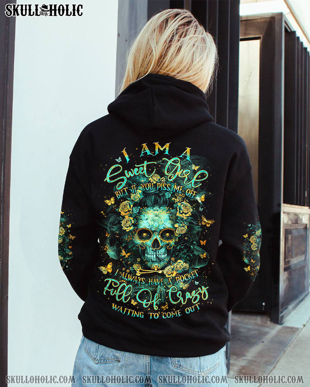 BLISSCORNERS MY GIVE A F IS BROKEN MESSY BUN WINGS ALL OVER PRINT