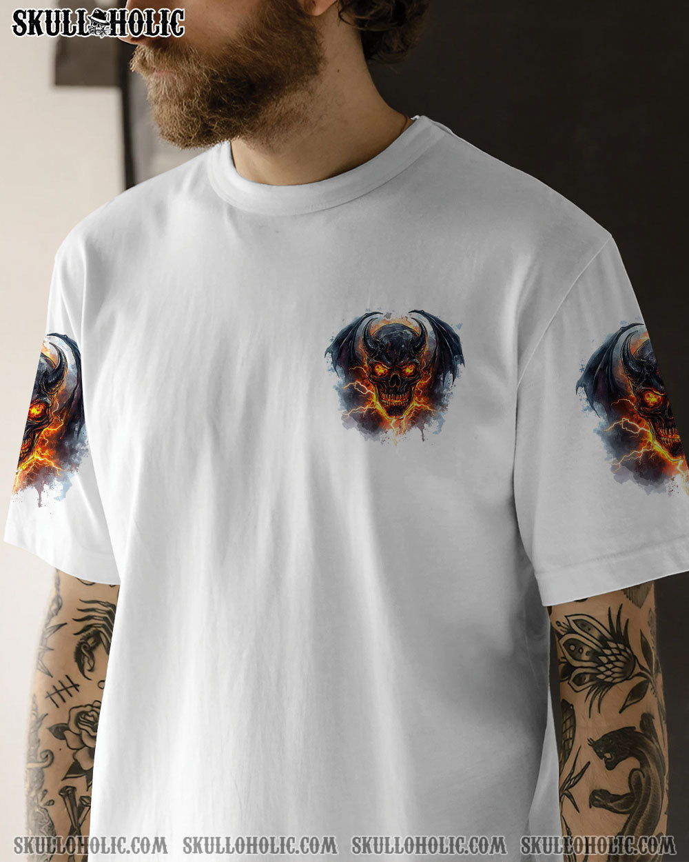 BLISSCORNERS I'M NEVER ALONE MY DEMONS ARE WITH ME 24/7 ALL OVER PRINT