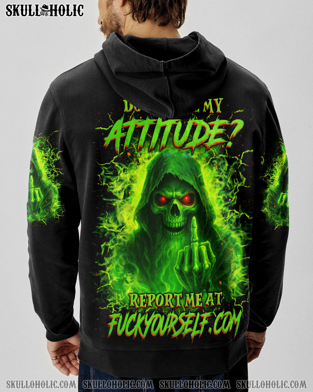 BLISSCORNERS DON'T LIKE MY ATTITUDE REAPER ALL OVER PRINT