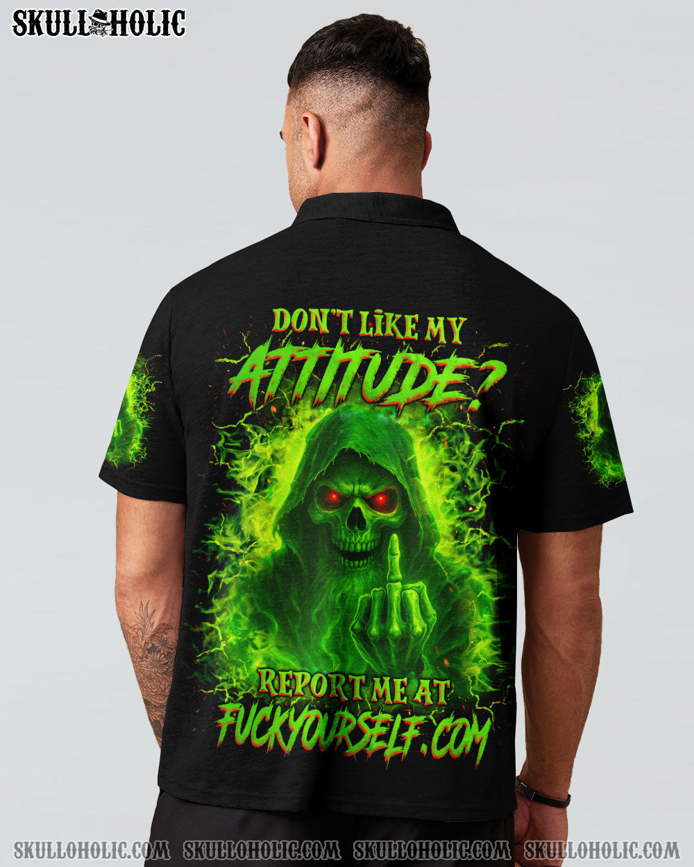 BLISSCORNERS DON'T LIKE MY ATTITUDE REAPER ALL OVER PRINT