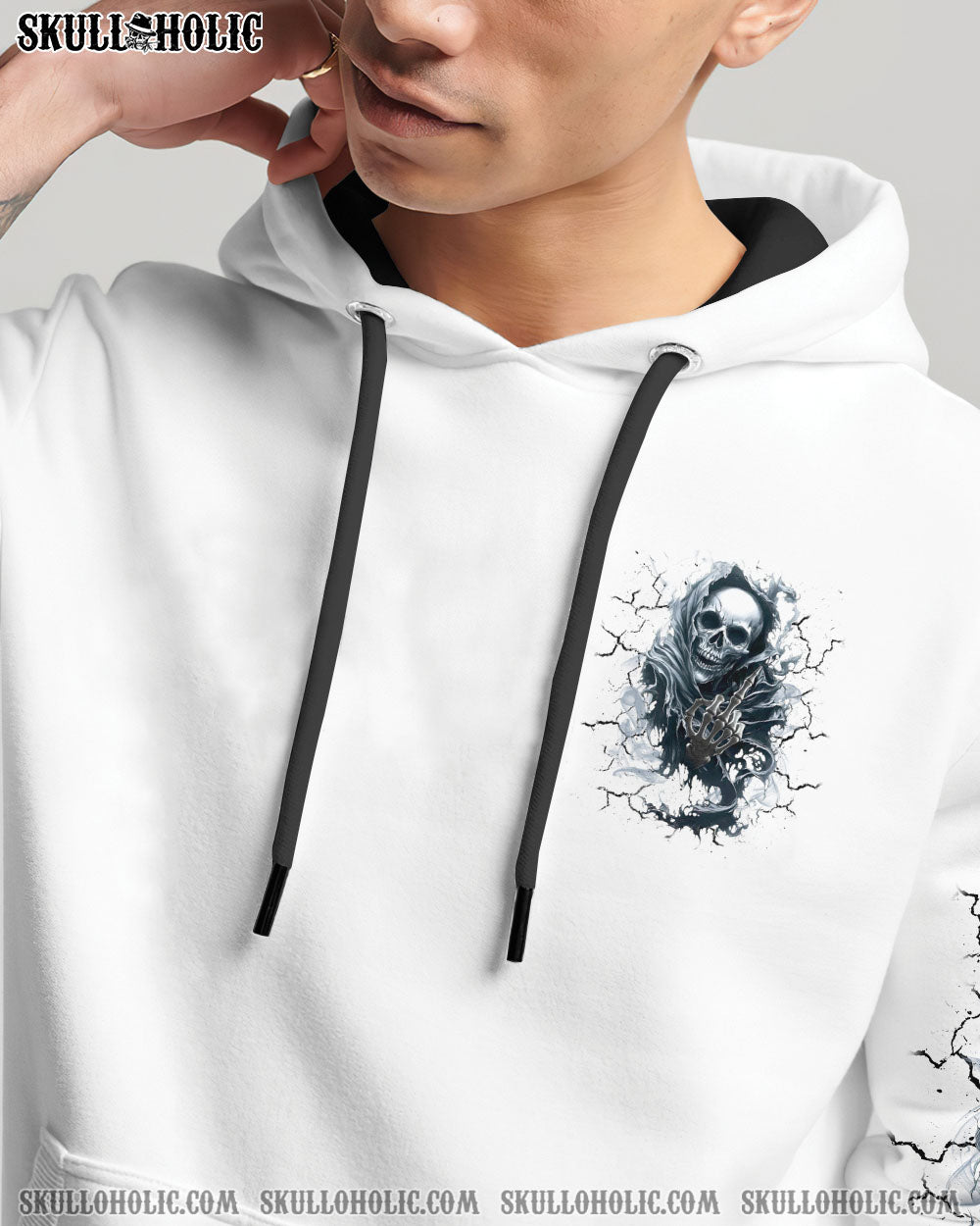 BLISSCORNERS I AM WHO I AM SKULL REAPER ALL OVER PRINT