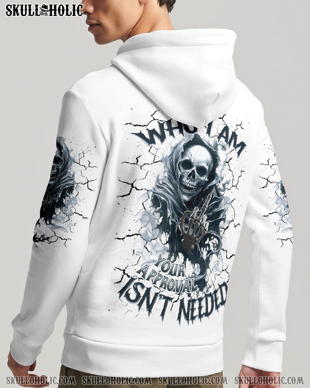 BLISSCORNERS I AM WHO I AM SKULL REAPER ALL OVER PRINT