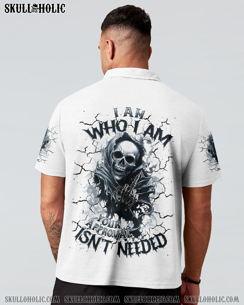 BLISSCORNERS I AM WHO I AM SKULL REAPER ALL OVER PRINT