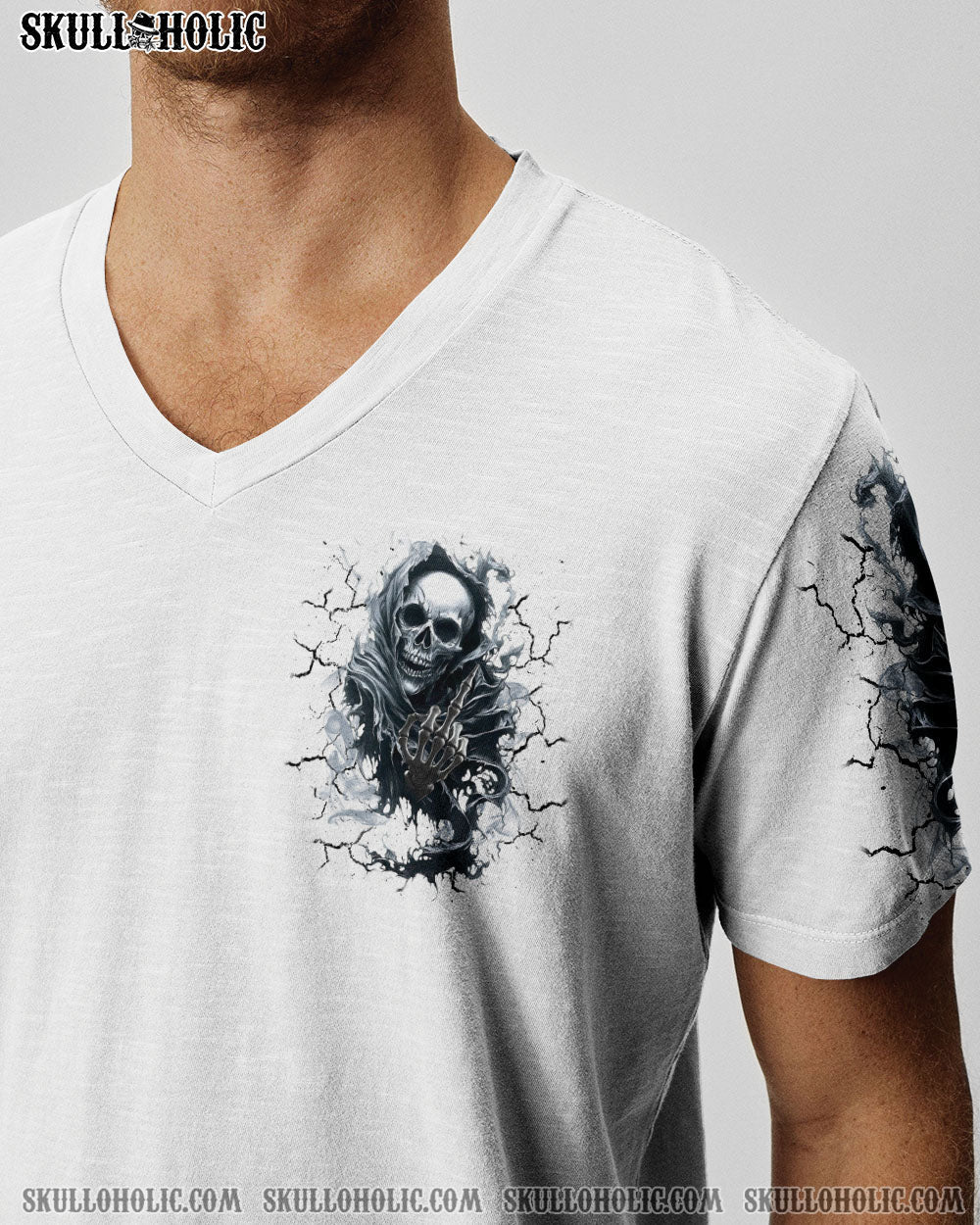 BLISSCORNERS I AM WHO I AM SKULL REAPER ALL OVER PRINT
