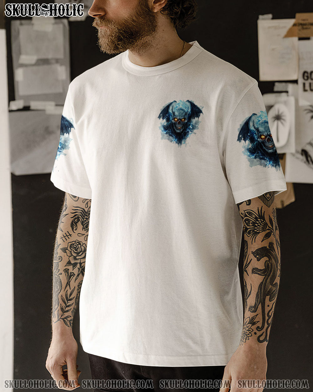 BLISSCORNERS IT'S GOING TO BE ONE OF THOSE DAYS SKULL ALL OVER PRINT