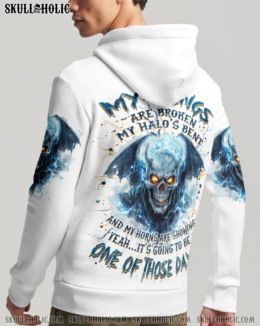 BLISSCORNERS IT'S GOING TO BE ONE OF THOSE DAYS SKULL ALL OVER PRINT
