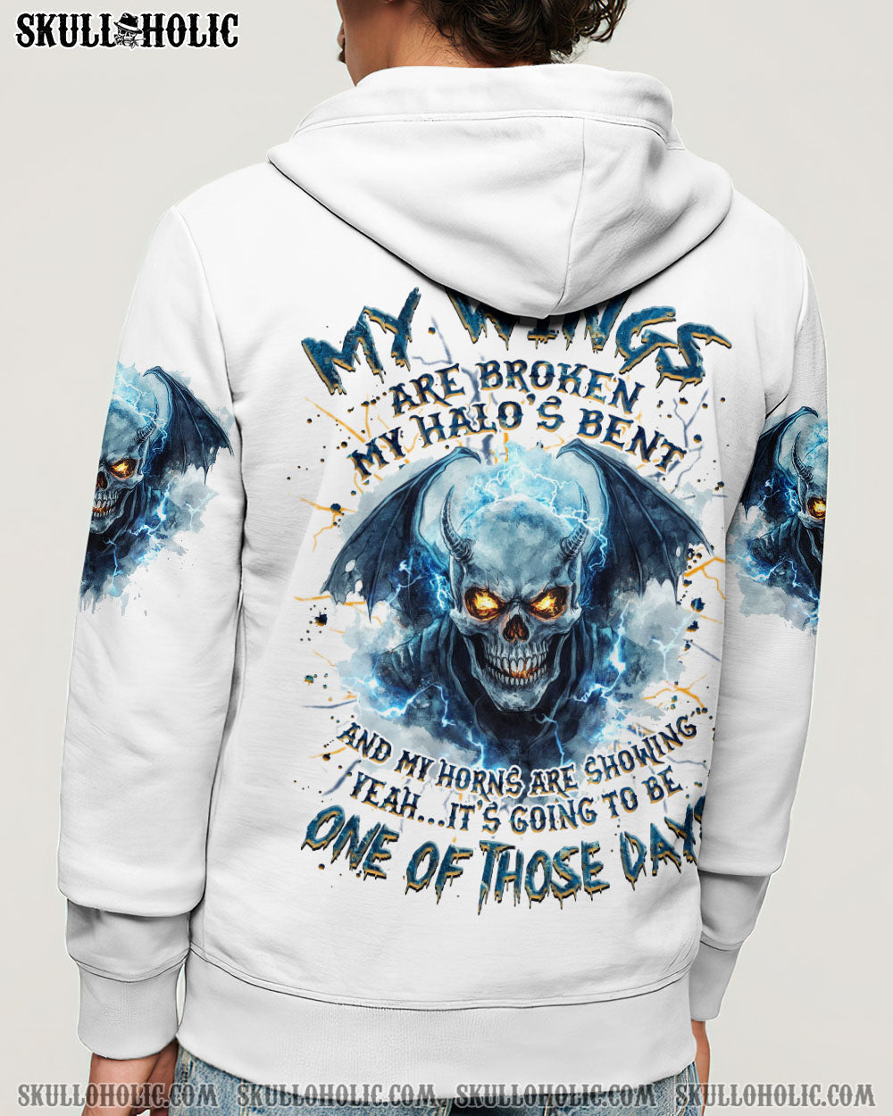 BLISSCORNERS IT'S GOING TO BE ONE OF THOSE DAYS SKULL ALL OVER PRINT