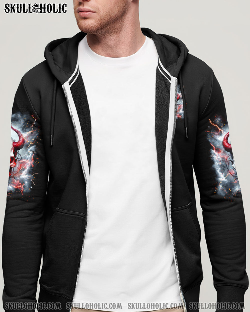 BLISSCORNERS ONE DAY I'M GONNA JUST SAY SKULL ALL OVER PRINT