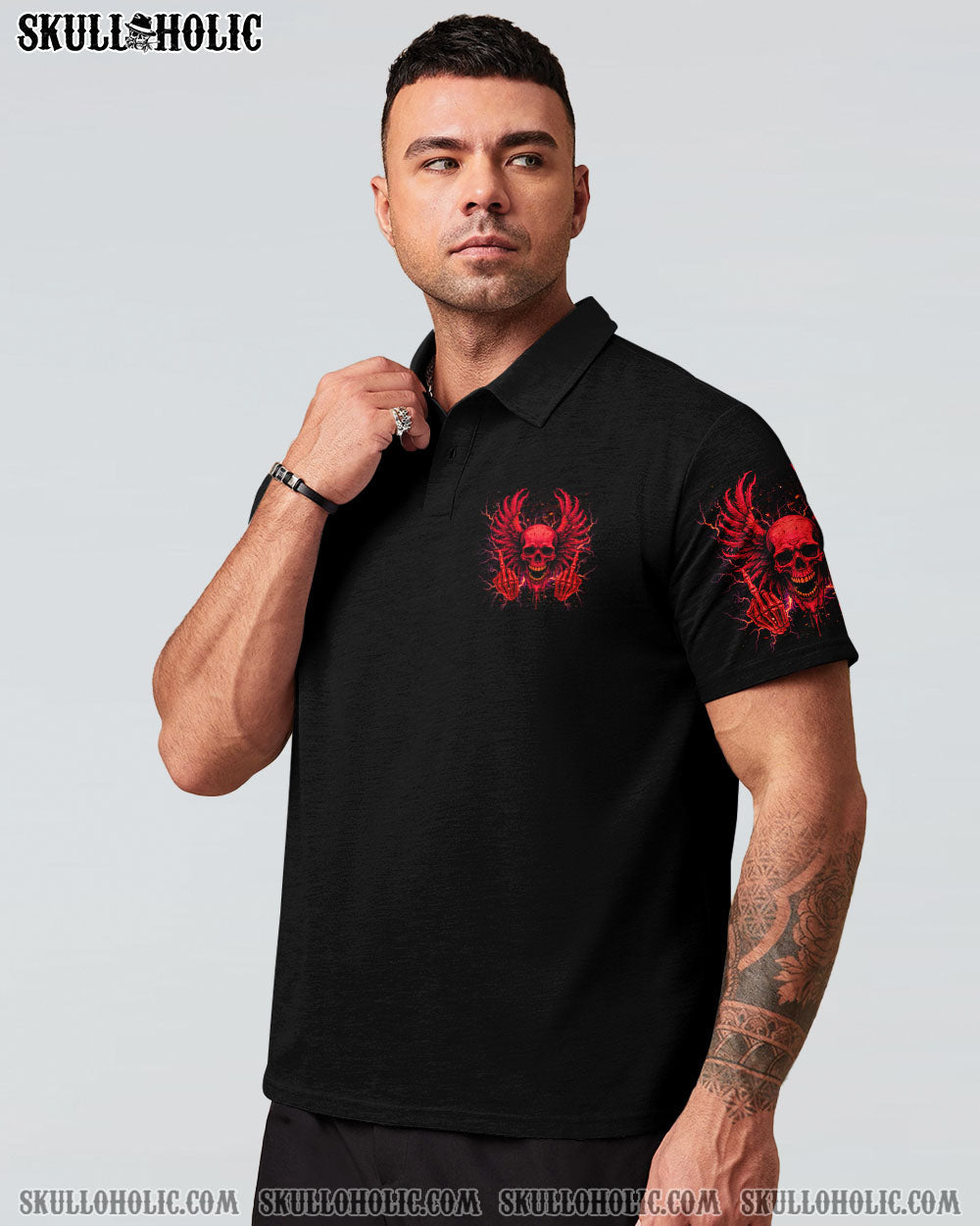 BLISSCORNERS MY GIVE A F IS BROKEN SKULL WINGS ALL OVER PRINT