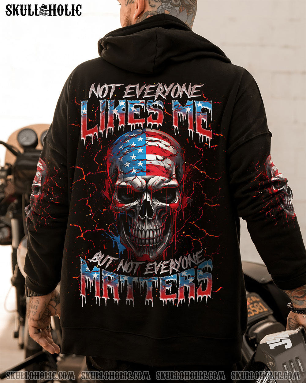 BLISSCORNERS NOT EVERYONE LIKES ME SKULL ALL OVER PRINT -  TLNZ0908251