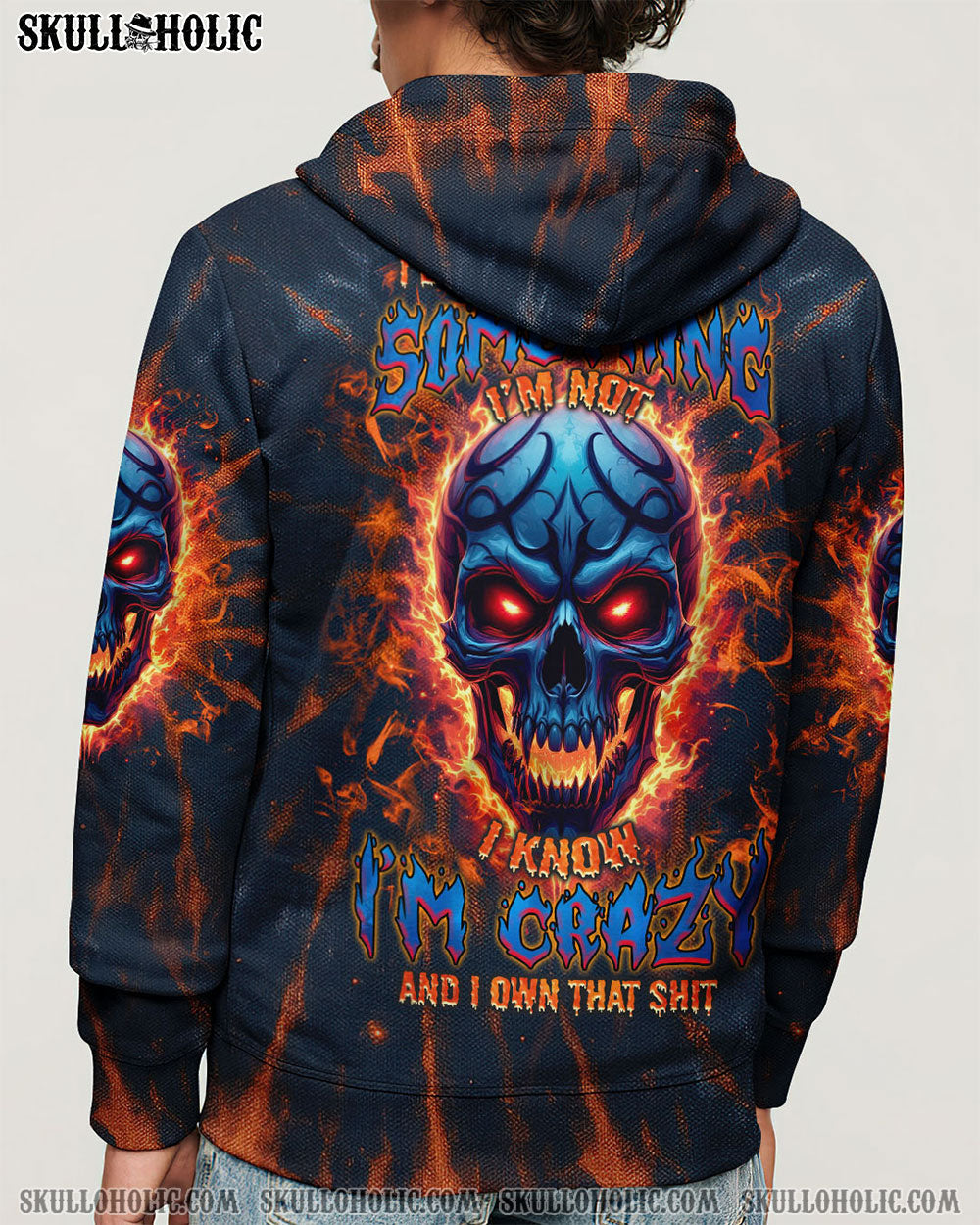 BLISSCORNERS I DON'T PRETEND TO BE SOMETHING I'M NOT SKULL TIE DYE  ALL OVER PRINT