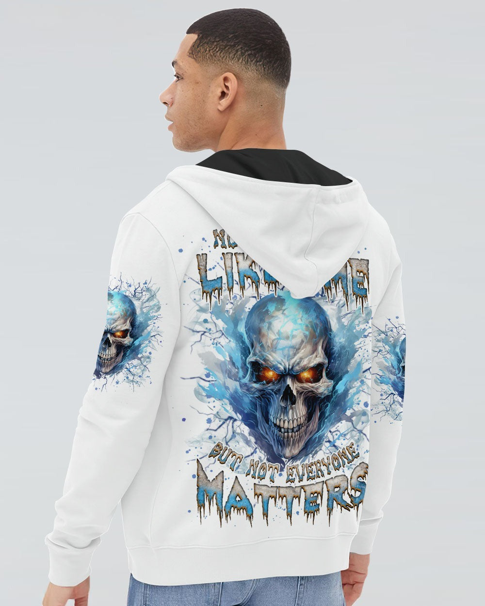 BLISSCORNERS NOT EVERYONE LIKES ME SKULL ALL OVER PRINT
