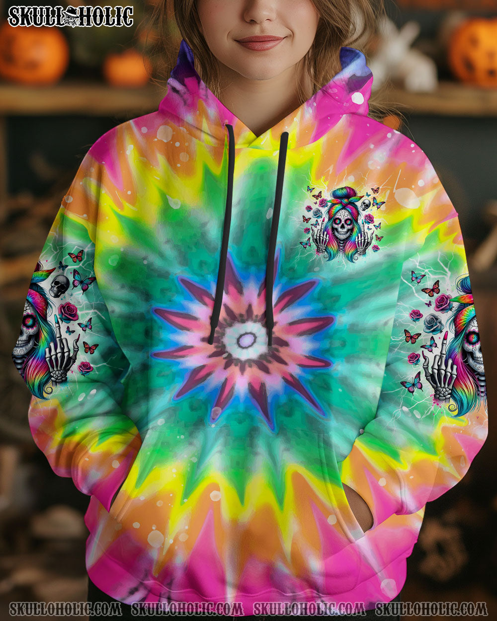 BLISSCORNERS SORRY SWEETIE SKULL LADY ALL OVER PRINT