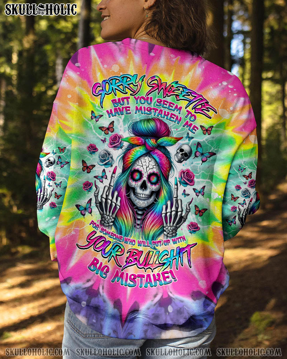 BLISSCORNERS SORRY SWEETIE SKULL LADY ALL OVER PRINT