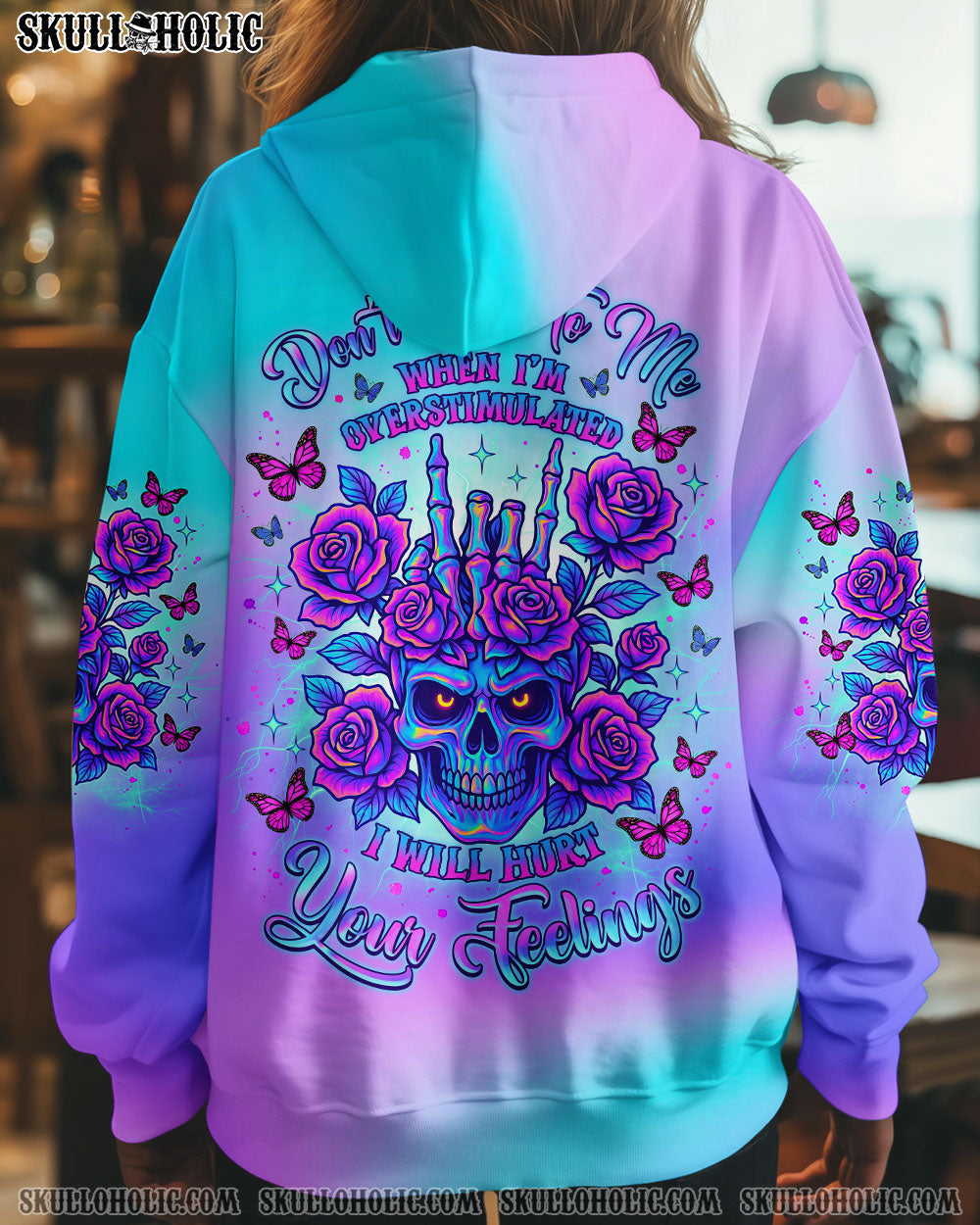 BLISSCORNERS DON'T TALK TO ME SKULL ALL OVER PRINT