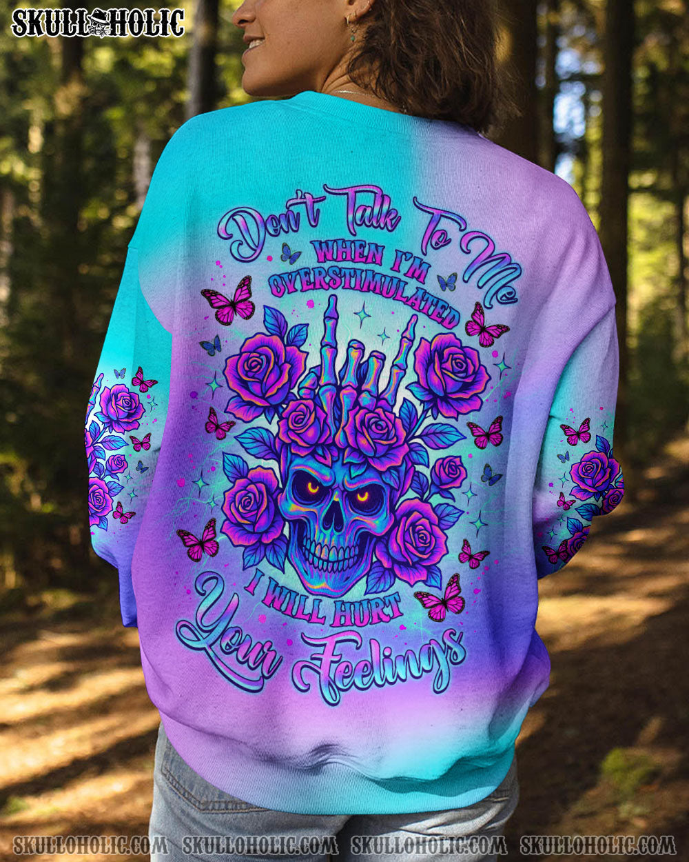 BLISSCORNERS DON'T TALK TO ME SKULL ALL OVER PRINT