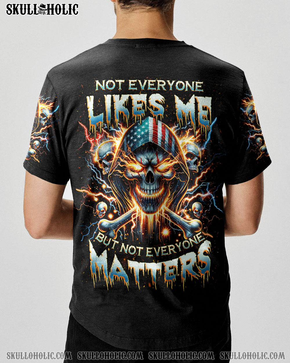 BLISSCORNERS NOT EVERYONE LIKES ME MADLY SKULL ALL OVER PRINT