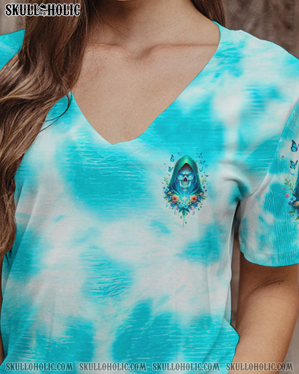 BLISSCORNERS THE GOOD GIRL IN ME REAPER FLOWER ALL OVER PRINT