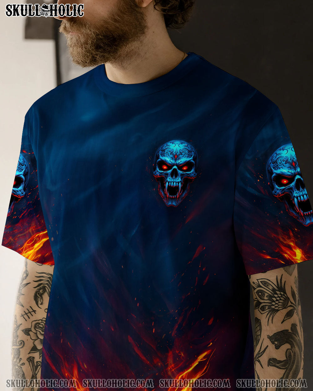 BLISSCORNERS I'M NEVER ALONE MY DEMONS ARE WITH ME 24/7 ALL OVER PRINT